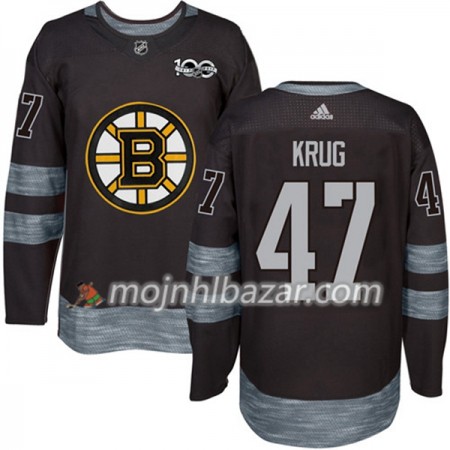 Dresovi Boston Bruins Torey Krug 47 1917-2017 100th Anniversary Adidas Crna Authentic - Muške